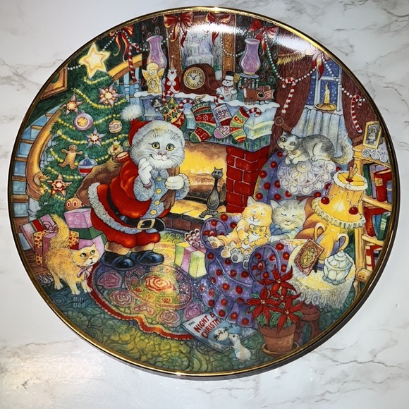 Cat Plates 6 of The Cutest Cat 😻Plates You’ll Ever Find! MeeYoww! Franklin Mint - Picture 6 of 17